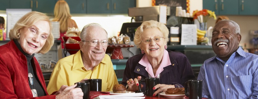 Senior adults sitting together Senior adults sitting together